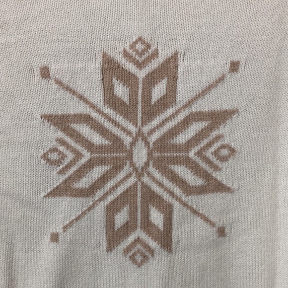 Croft & Barrow snowflake sweater Women's XL crew neck ski winter top shirt EUC - Picture 2 of 10